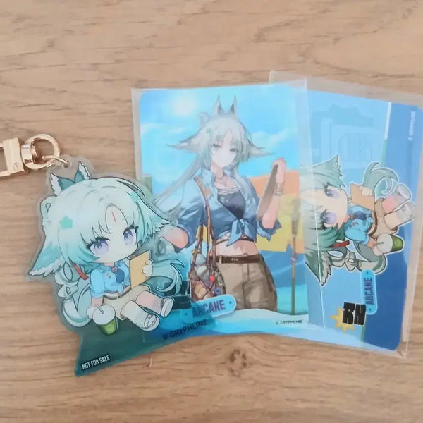 [BUNJANG] Arknights Endfield Frank Burger Collaboration Acrylic Keyring, Photocard, and Redeem Code / 명일방주 엔드필드 프랭크버거 결 팝업 포토카드 아크릴키링 리딤코드