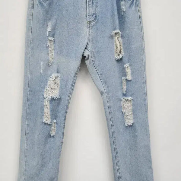 [BUNJANG] Jiggygen Light Wash Denim Jeans (33 Inch) / jiggygen 연청데님 (33인치)