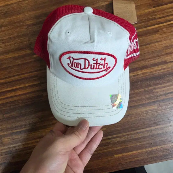 [BUNJANG] Bondechi Vintage Tracker Mesh Hat - White / 본더치 빈티지 트레커 메쉬 모자 프리 화이트