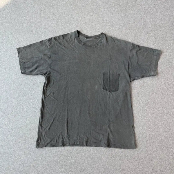 [BUNJANG] 90s Vintage Faded Ghost Pocket T-Shirt / 90s Vintage Faded Ghost Pocket Tee
