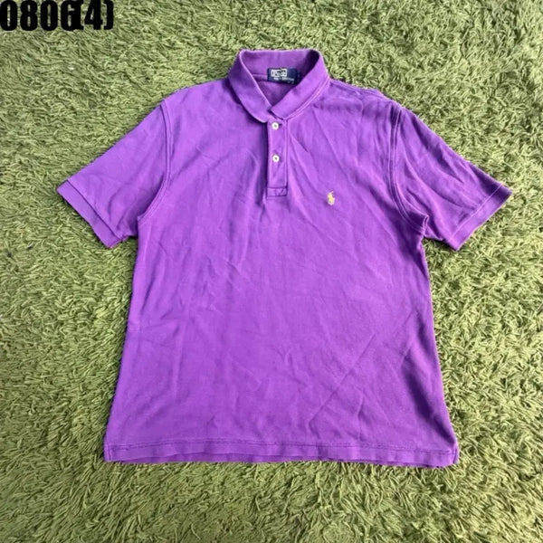 [BUNJANG] Polo Ralph Lauren Purple Short Sleeve Polo Shirt / 폴로 랄프로렌 반팔 카라티 보라