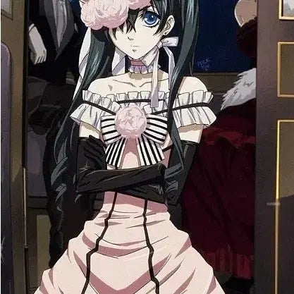 [BUNJANG] Black Butler Ciel Phantomhive "Nightingale" Cosplay Set / 흑집사 울새시엘 코스프레 교판