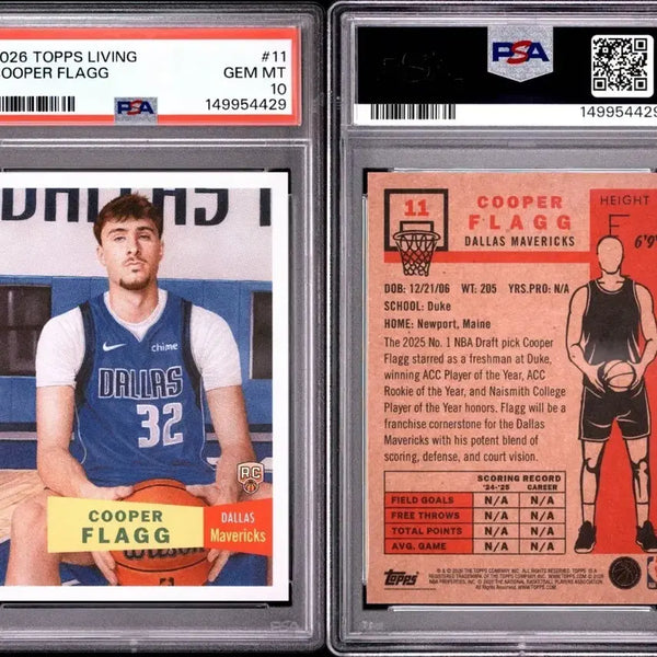 [BUNJANG] 2026 Topps Living Set Cooper Flag PSA 10 / 쿠퍼플래그 리빙셋 PSA10