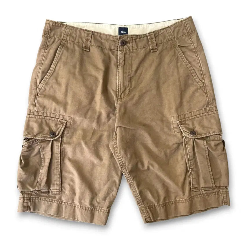 [BUNJANG] Gap Light Brown Cargo Half Pants / (32) 갭 Gap 연브라운 카고 하프 팬츠