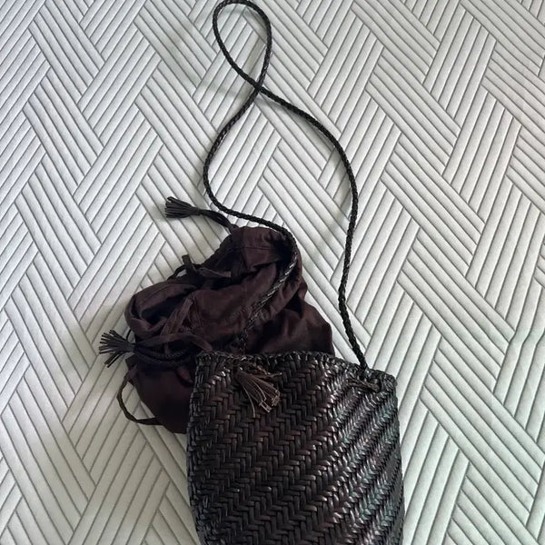 [BUNJANG] Dragon Diffusion Pompom Bag Brown / 드래곤디퓨전 폼폼백 브라운