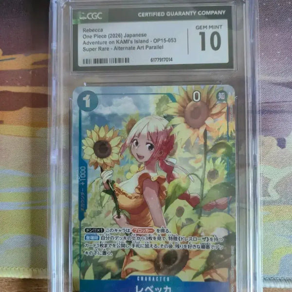 [BUNJANG] One Piece Card Game OP15-053 Rebecca Parallel CGC 10 / 원피스카드 일판 OP15-053 레베카 패러렐 CGC 10