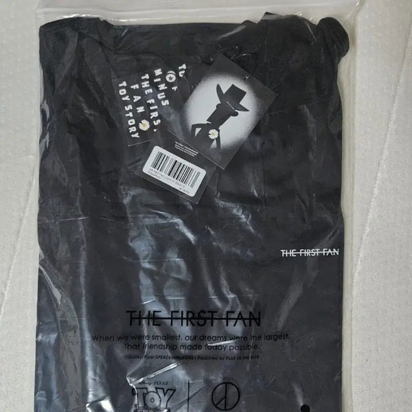[BUNJANG] PEACEMINUSONE x Toy Story First Fan T-Shirt 01 Black M / 피스마이너스원 x 토이 스토리 퍼스트팬 티셔츠 01 블랙  M 사이즈 판매합니다