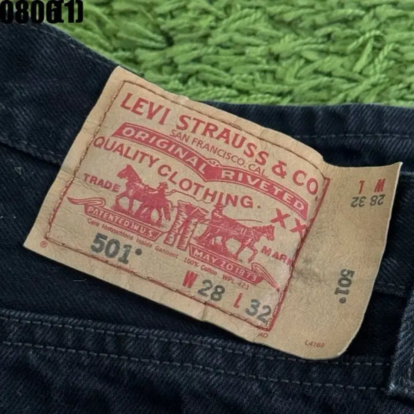 [BUNJANG] Levi's 501 Black Jeans Pants / 리바이스 501 블랙진 바지 팬츠 S