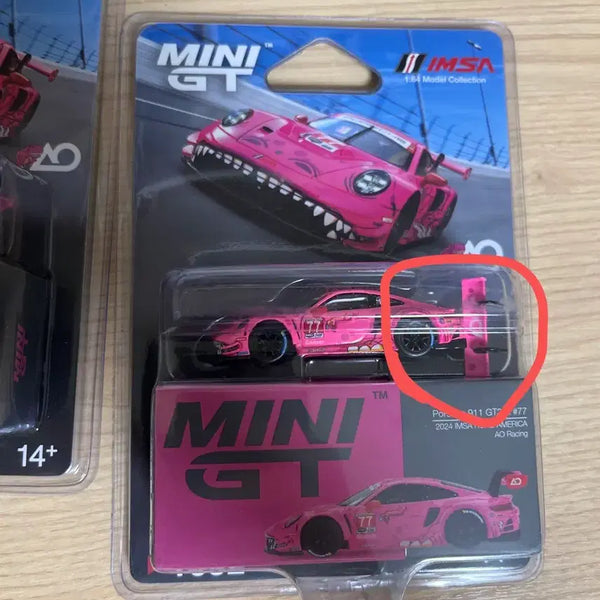 [BUNJANG] Minini GT Porsche 911 GT3 #77 2024 Sealed Global / 미니지티 포르쉐 911 GT3 1052 #77 2024(하자)미개봉 글로벌