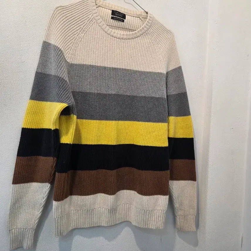 [BUNJANG] Zara Striped Knit T-Shirt / 자라 단가라 니트티셔츠  가63