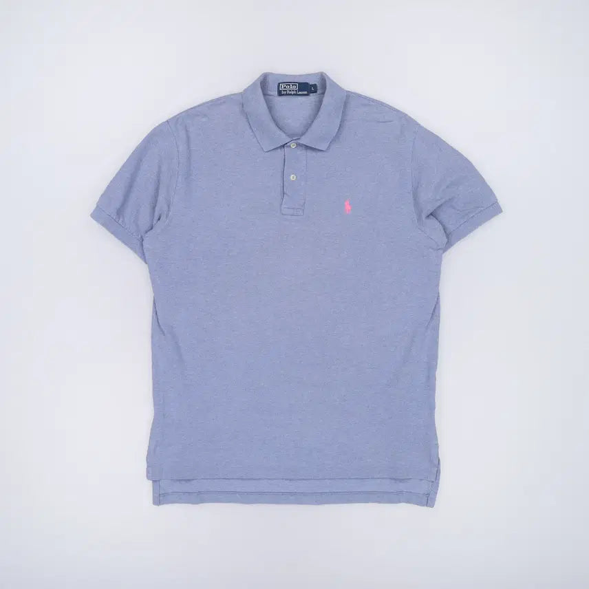 [BUNJANG] Polo Ralph Lauren Pink Pony Pique Short Sleeve Polo T-Shirt / L 폴로 랄프로렌 핑크 포니 피케 반팔 카라 티셔츠 4299