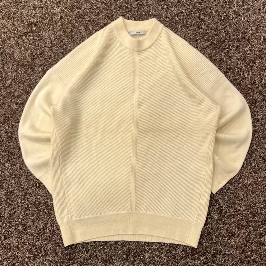 [BUNJANG] System Homme Wool Knit Sweater / 95 시스템옴므 울 크림 니트 스웨터