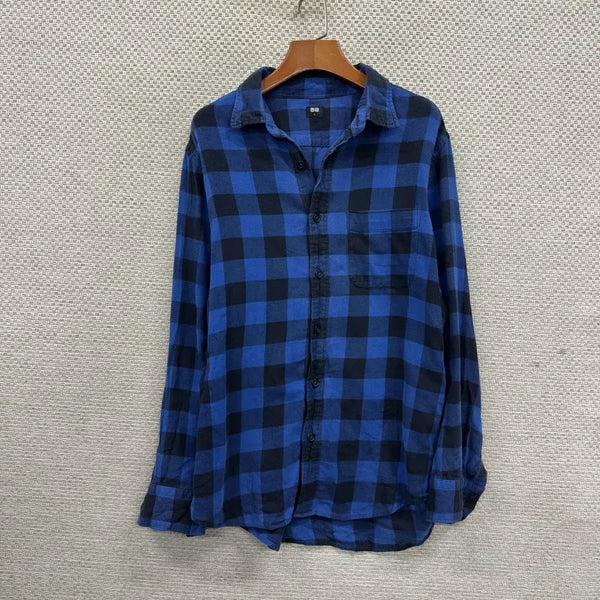 [BUNJANG] Uniqlo Check Shirt L / 유니클로 체크 셔츠 L H01274