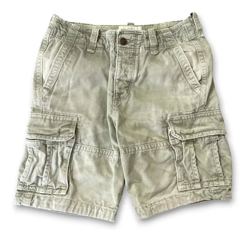 [BUNJANG] Abercrombie Light Green Cargo Shorts / (31) 아베크롬비 연그린 카고 하프팬츠