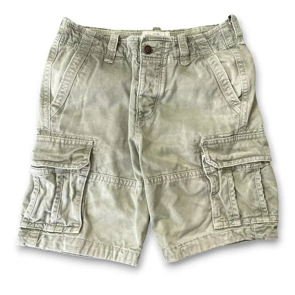 [BUNJANG] Abercrombie Light Green Cargo Shorts / (31) 아베크롬비 연그린 카고 하프팬츠