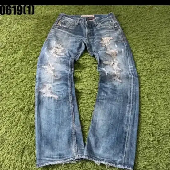[BUNJANG] Vintage Buccaneer Bootcut Denim Jeans / 빈티지 버카루 부츠컷 데님
