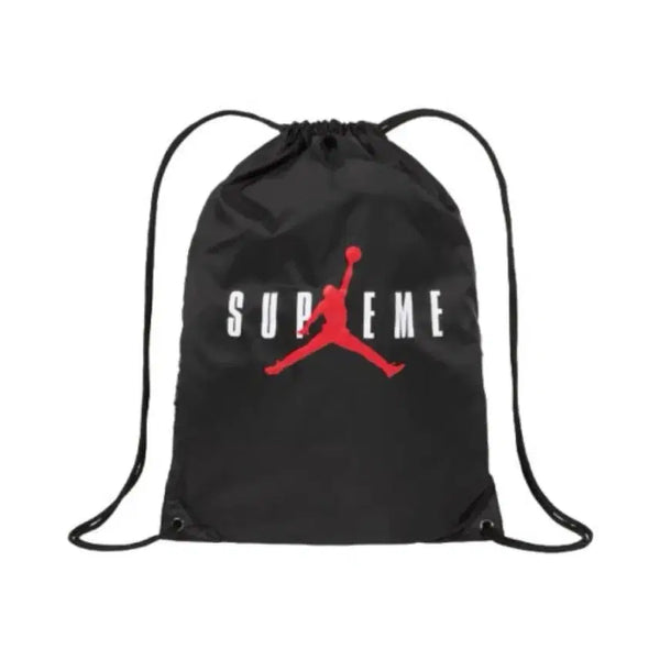 [BUNJANG] Supreme x Jordan Drawstring Bag Black / 슈프림 x 조던 드로우스트링백 짐색 냅색 블랙