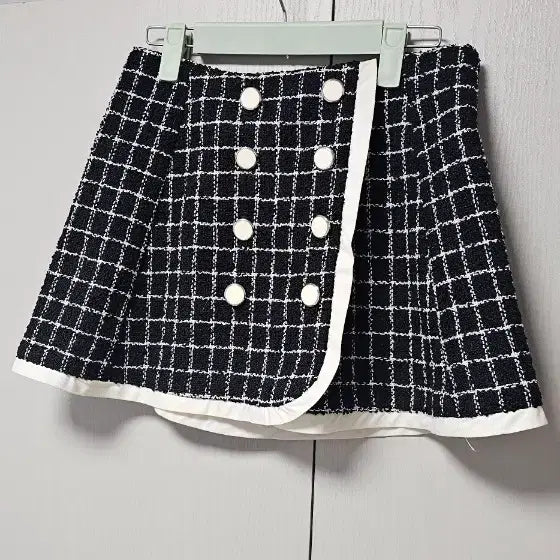 [BUNJANG] Check Tweed Midi Skirt / 체크 트위드 스커트