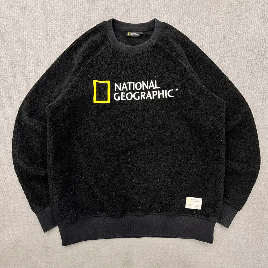 [BUNJANG] National Geographic Fleece Sweatshirt / M 내셔널지오그래픽 플리스 맨투맨