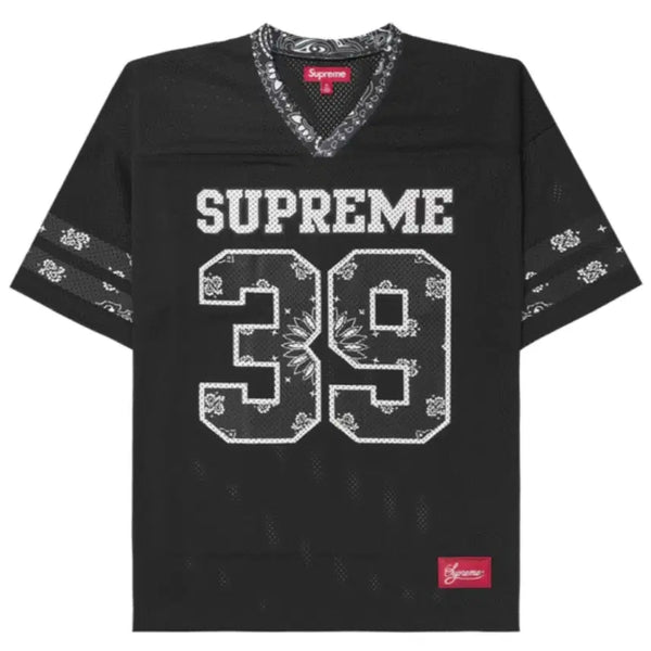 [BUNJANG] Supreme Bandana Football Jersey Black / (M)슈프림 반다나 풋볼 저지 블랙 - 25SS