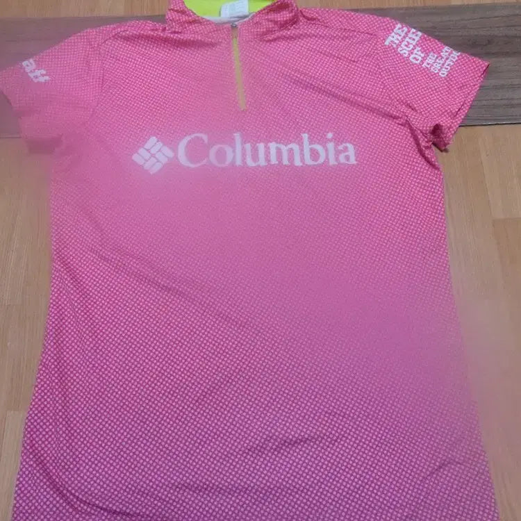 [BUNJANG] Columbia Women's Half-Zip T-Shirt / 올킬7000 컬럼비아 여성 반팔 반집업 티셔츠 등산복 1