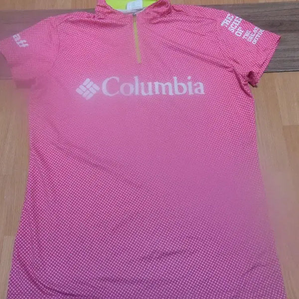 [BUNJANG] Columbia Women's Half-Zip T-Shirt / 올킬7000 컬럼비아 여성 반팔 반집업 티셔츠 등산복 1