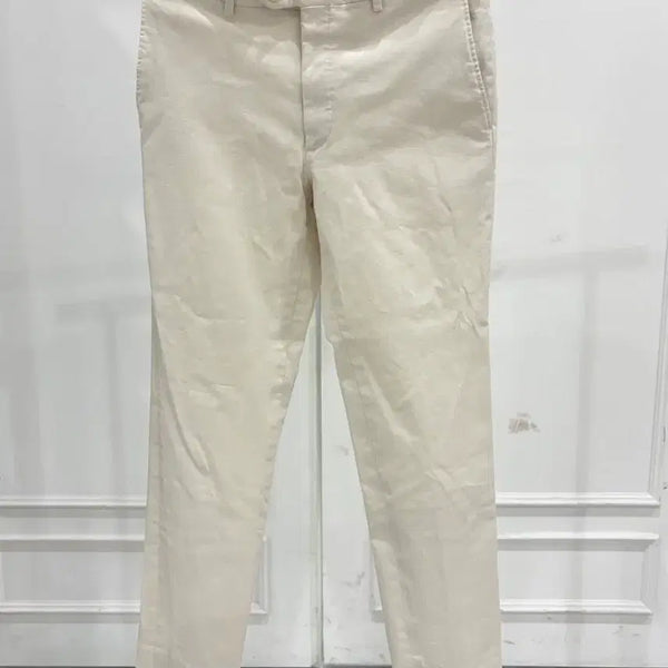 [BUNJANG] Brioni Ivory Slim Fit Chino Trousers / 브리오니(Brioni) 아이보리 치노 팬츠
