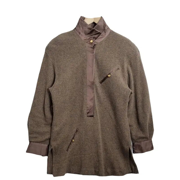 [BUNJANG] IMANISHI AKIKO Vintage Brown Wool 100% Knit M / IMANISHI AKIKO 빈티지 브라운 카라 니트 [M] 울 100%