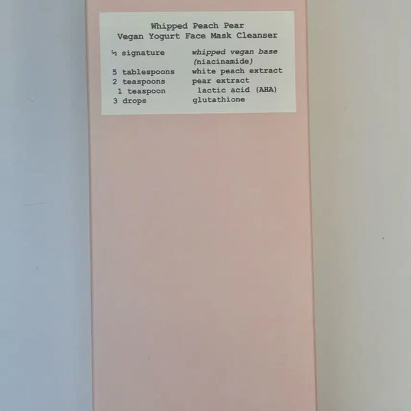 [BUNJANG] W.H.I.P.D Peach Pear Vegan Yogurt Face Cleanser Foam Cleanser / 휩드 피치페어 비건 요거트 페이스 마스크 클린저 폼클렌징 클렌저