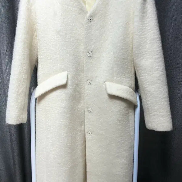 [BUNJANG] Ivory Long Coat / 아이보리 롱 코트