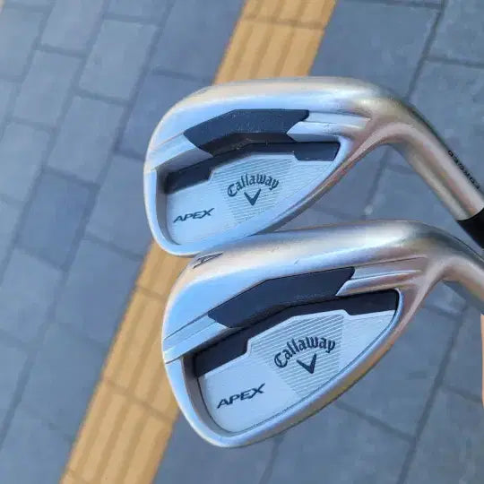 [BUNJANG] Callaway Apex Forged Iron AW SW Set Lightweight Steel / 캘러웨이 APEX 단조 아이언 AW SW 두자루 경량스틸 정품 깨끗함