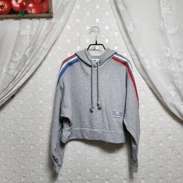 [BUNJANG] Adidas Women's Cropped Hoodie / 아디다스 크롭 후드티 여성90
