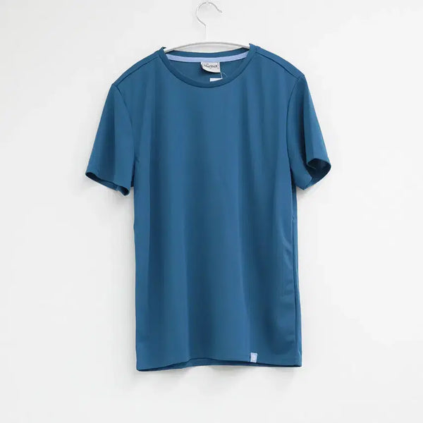 [BUNJANG] Marmot Round Emerald Blue Cooling Short-Sleeve T-Shirt / MARMOT 라운드 에메랄드 블루 쿨링 반팔 티셔츠