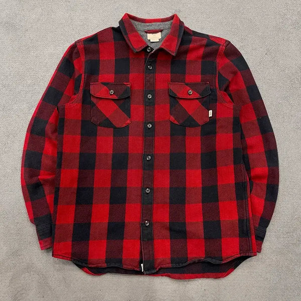 [BUNJANG] Vans Check Flannel Shirt / L 반스 체크 남방