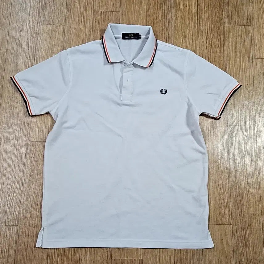 [BUNJANG] Fred Perry Collar T-Shirt Shirt White / 프레드페리 카라티 셔츠 화이트