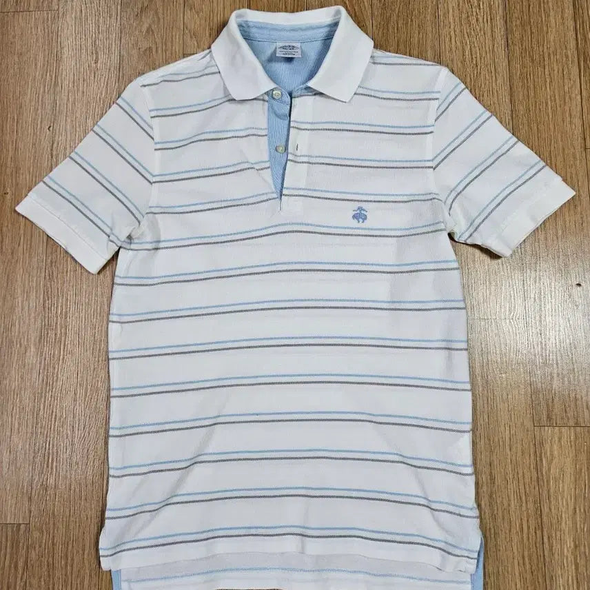 [BUNJANG] Brooks Brothers Striped Polo Shirt / 브룩스브라더스 스트라이프 카라티