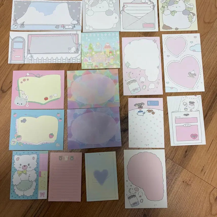[BUNJANG] Various Memo Pads Variety Pack / 소소히히 늘히 보링보링 메모지 소분
