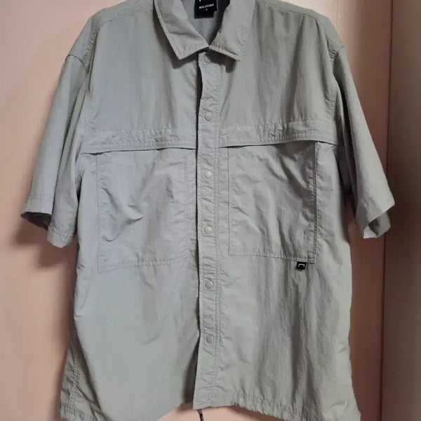 [BUNJANG] GOAL STUDIO Short Sleeve Shirt Beige / GOAL STUDIO 반팔셔츠 베이지