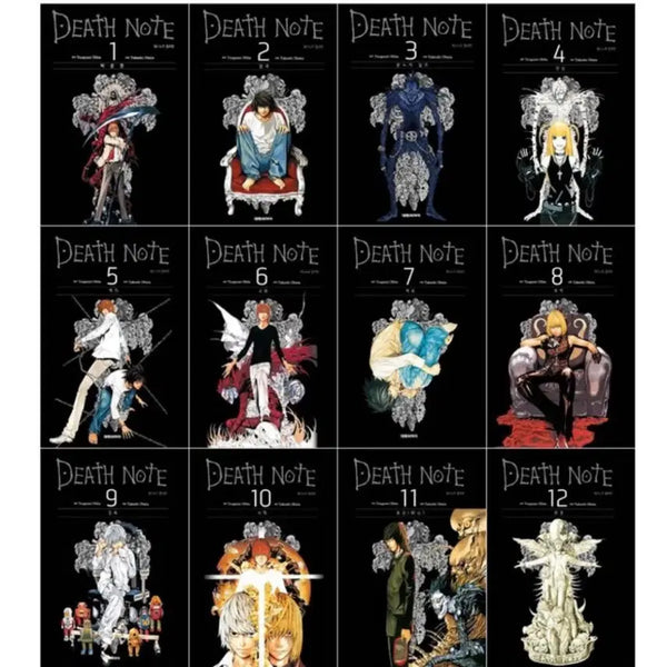 [BUNJANG] Death Note Color Edition Complete Manga Set / 번장최저가, 변색없음) 데스노트 컬러판 만화책 전권 판매양도 엘라이토류크미사피규어가챠