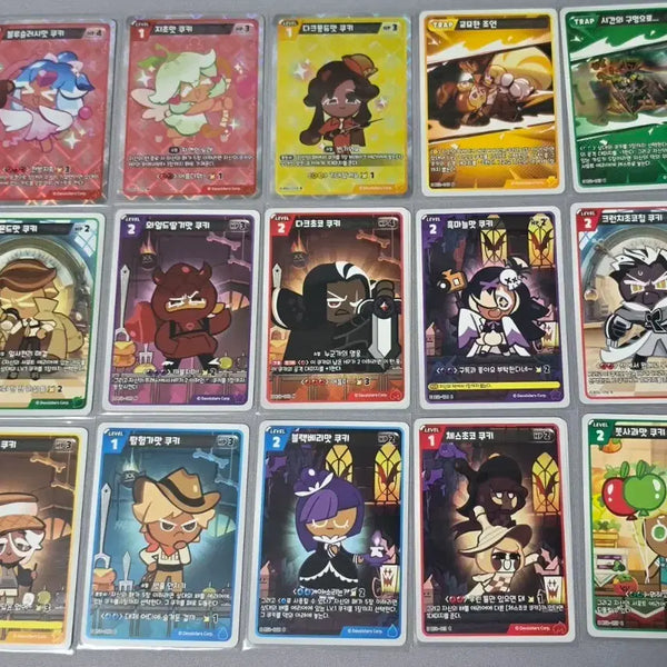 [BUNJANG] Cookie Run Series Cards Bundle Set / 쿠키런 시리즈 카드 일괄