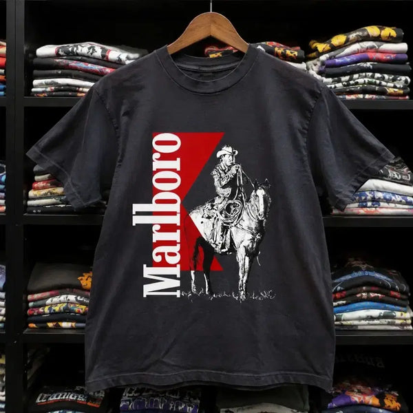 [BUNJANG] Retro Print Pattern T-Shirt / 레트로 프린트 패턴 티셔츠
