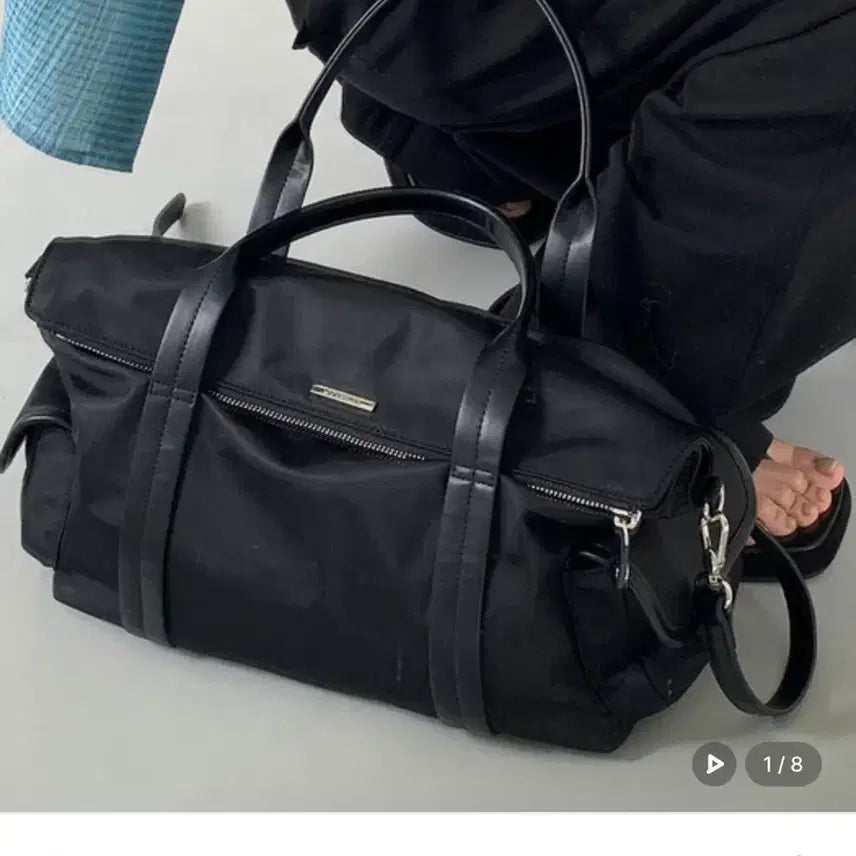 [BUNJANG] Mongdol Nylon Folding Duffle Bag / (정가 12만원) 몽돌 나일론 폴딩 더플 백