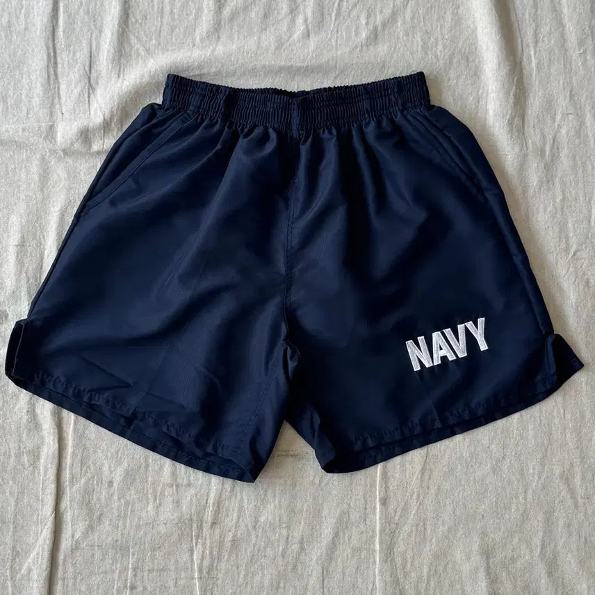 [BUNJANG] Military Navy Nylon Shorts / 밀리터리 navy 나일론 반바지 F