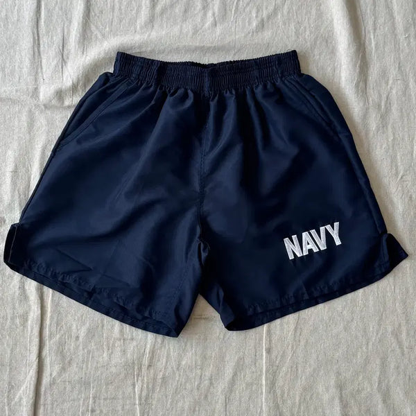 [BUNJANG] Military Navy Nylon Shorts / 밀리터리 navy 나일론 반바지 F