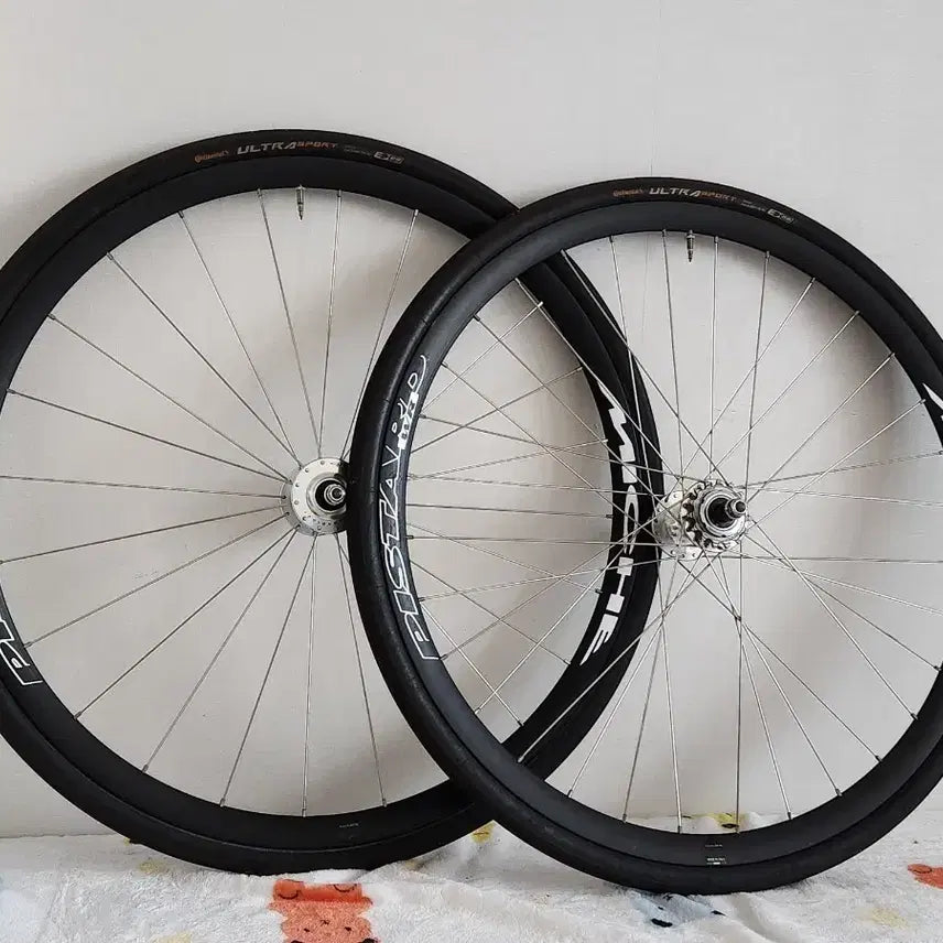 [BUNJANG] Miche Pistard Wheelset Silver Spokes / 미케 피스타드 휠셋 급처 무하자급