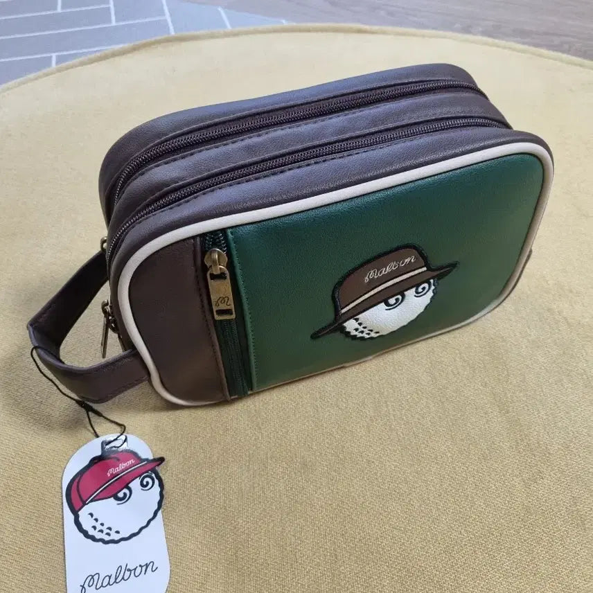 [BUNJANG] Malbon Golf Classic Pouch Bag / 말본 골프 클래식 파우치백 가방