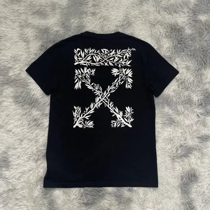 [BUNJANG] Off-White Rib Arrow T-Shirt / [백화점판] 오프화이트 리브 애로우 반팔 티셔츠 [M]