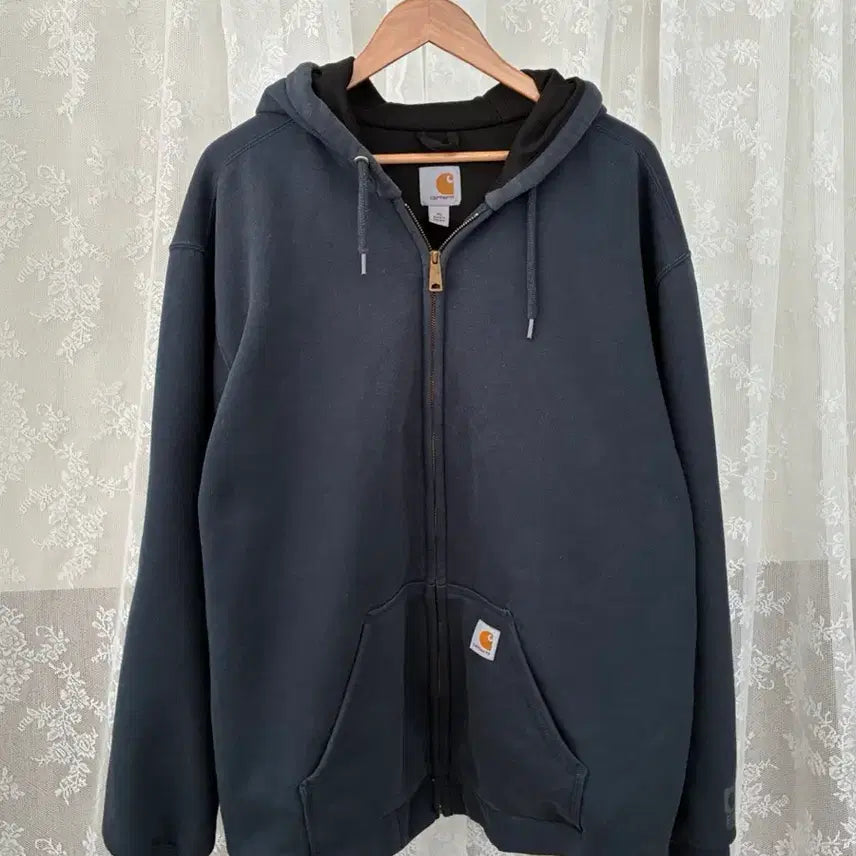 [BUNJANG] Carhartt Thermal Rain Defender Heavy Hooded Zip-Up Navy / XL) 칼하트 써멀 레인디펜더 헤비 후드 집업 네이비