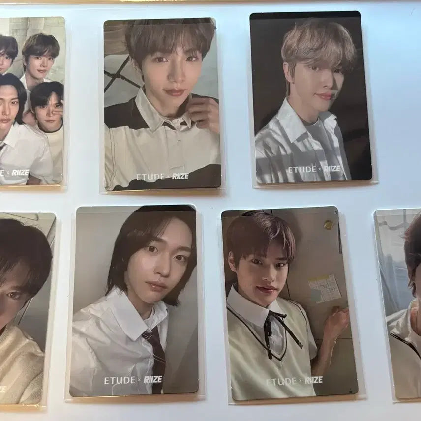 [BUNJANG] RIIZE Etude Photocard Bundle Set / 라이즈 에뛰드 포카 일괄양도