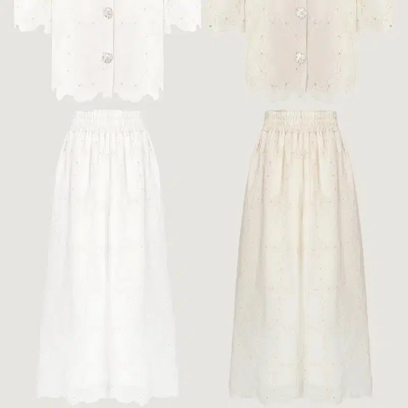 [BUNJANG] Bicini Two-Piece Set / 바이씨니 제작페르펀칭투피스 연베 새상품